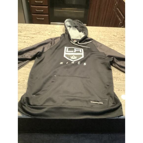 Los Angeles Kings ThermaBlast Hoodie Men’s Medium Majestic Licensed - Picture 6 of 16